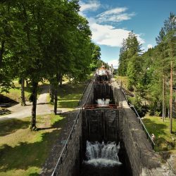 Telemark kanal, Vrangfoss ustav. Izvor: NordicPoint